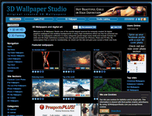 Tablet Screenshot of 3dwallpaperstudio.com